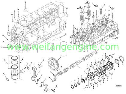 DCEC  6B,6BT,6BTA,6BTAA series diesel engine spare parts