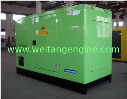 40kw/50kVA silent diesel generator set powered by Weifang  4105ZD diesel engine