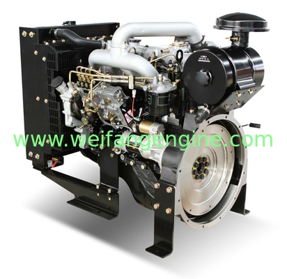 3000rpm 4JB Diesel Engine Prime Power From 45KW To 75KW For Power Of  The Fire Fighting Pump In Red