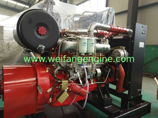3000rpm  6BD-Z diesel engine prime power 120KW for power of  the fire fighting pump in red